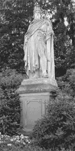 Denkmal Kaiser Friedrich Barbarossas an der Barbarossastraße in Sinzig