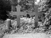 Grab von Matthias Claudius und seiner Frau, Historischer Friedhof Hamburg-Wandsbek.